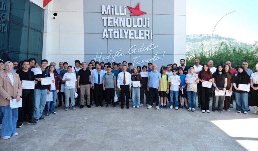 TOGÜ’de “Milli Teknoloji Atölyeleri Lise Yaz Okulu” Sertifika Töreniyle Sona Erdi