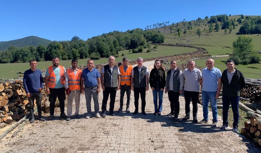 Amasya Orman Bölge Müdürü Ferdi Özer’den Erbaa’da Üretim Ve Bakım Sahalarına Denetim