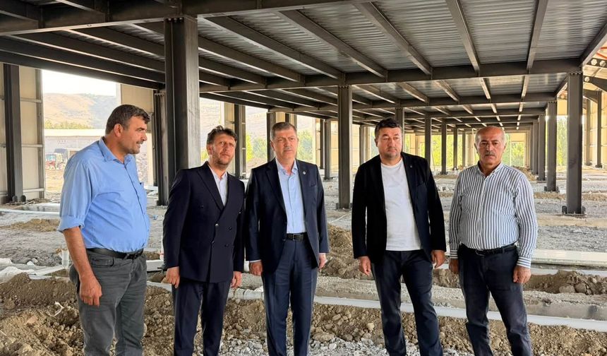 Milletvekili Arslan Artova’daki Dev Yatırımları Yerinde İnceledi