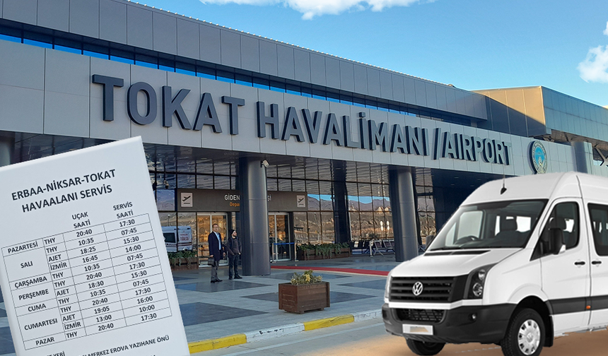 Erbaa Ve Niksar’dan Tokat Havalimanı’na Direkt Servis Dönemi Başladı