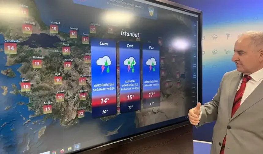 Meteoroloji’den Hafta Sonu İçin Kuvvetli Yağış Ve Fırtına Uyarısı