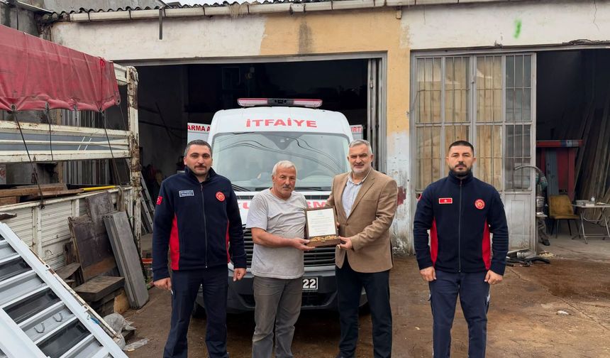 Niksar’da Kaza ve Arama Kurtarma Aracına Destek
