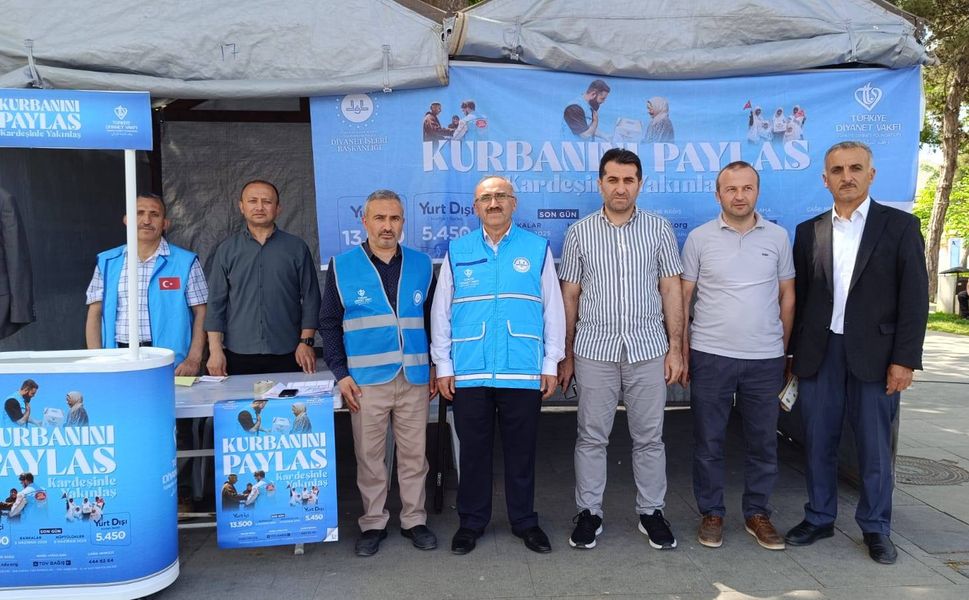 Erbaa’da Kurban Bağış Standı Açıldı