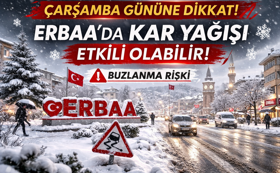 Tokat ve Erbaa İçin "Beyaz Alarm": 45 İl Listesinde Kritik Uyarı!