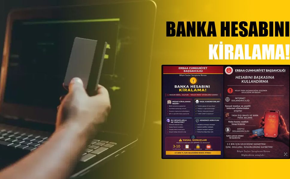 Erbaa’da Artan Bilişim Suçlarına Karşı Başsavcılıktan Uyarı: "Kolay Para Vaadine Kanmayın"