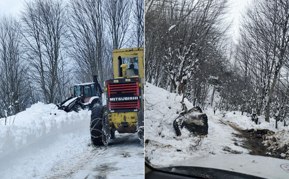 Erbaa’da Kar ve Heyelanla Amansız Mücadele: Ekipler 7/24 Sahada!