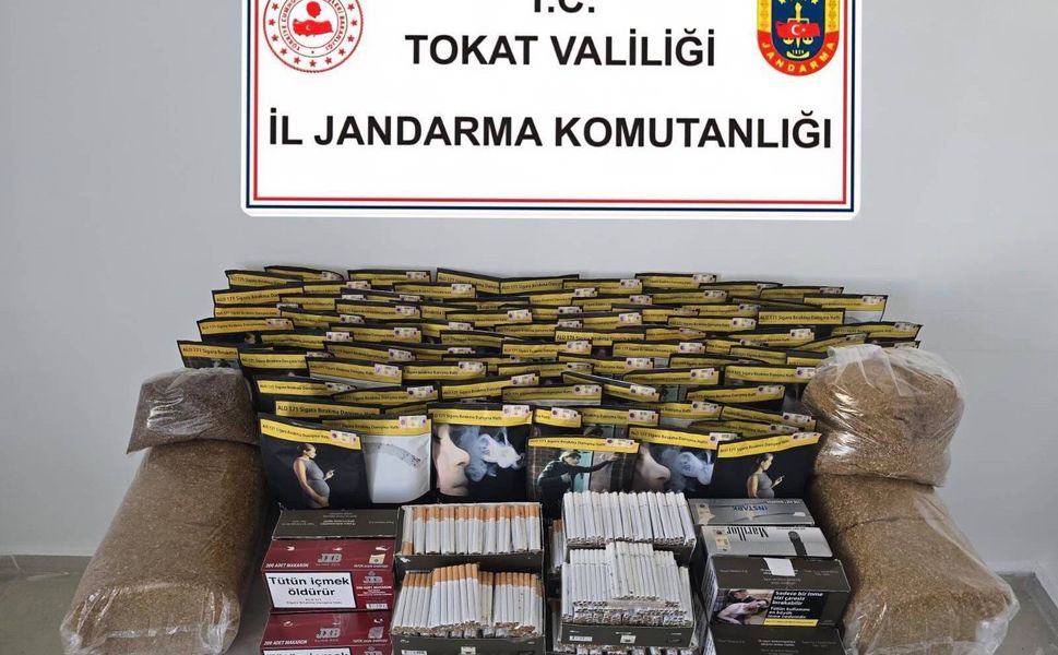 Tokat'ta Kaçak Tütün Operasyonu: 2 Gözaltı