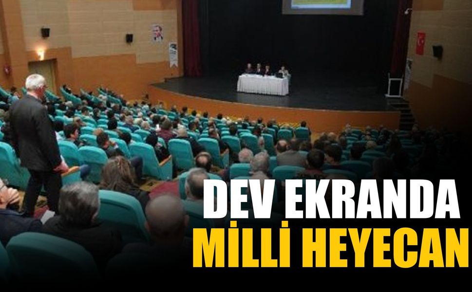 Erbaa’da Milli Maç Coşkusu Kongre Merkezi’nde Yaşanacak