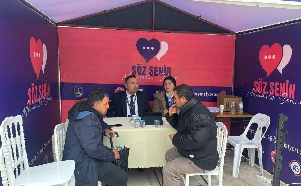 Tokat’ta Yönetim Vatandaşın Ayağına Gidiyor: "Söz Senin, Mahalle Senin!"