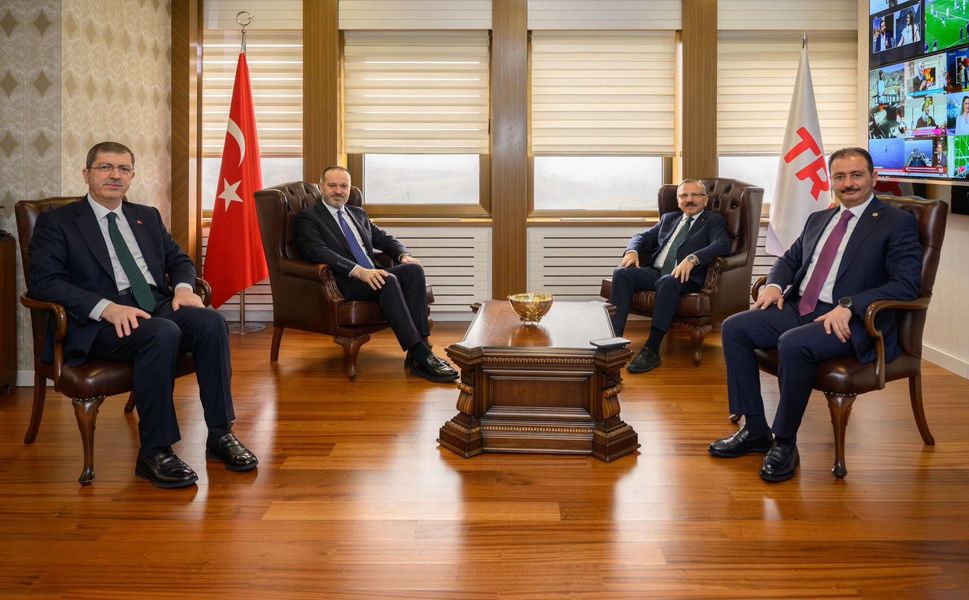 AK Parti Tokat Milletvekilleri, TRT Genel Müdürü Zahid Sobacı ile Bir Araya Geldi