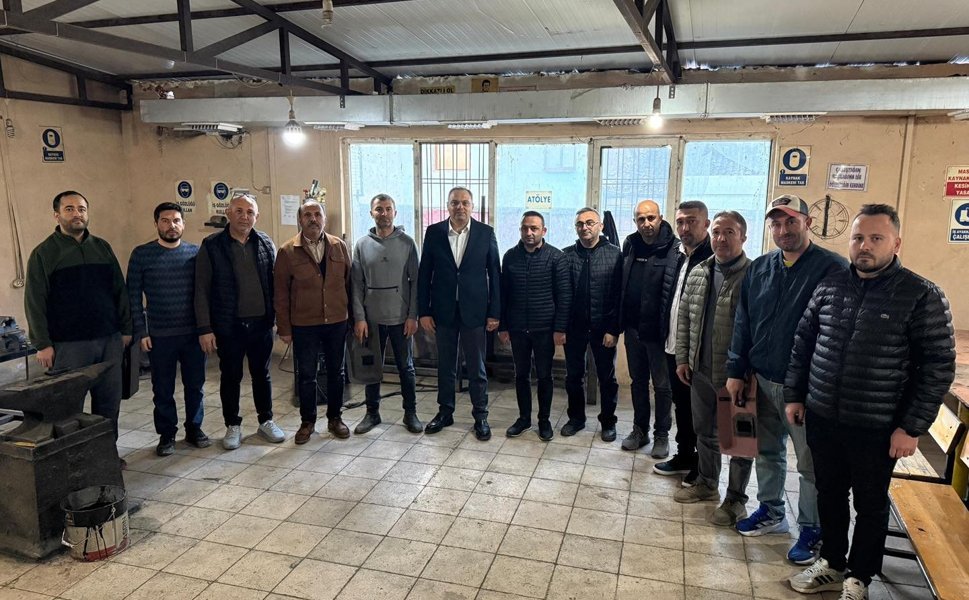 Erbaa’da Sanayiye Yeni Ustalar Yetişiyor: Kaymakam Demir’den Ziyaret!