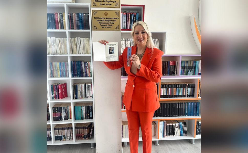 Erbaa’ya 10 Bin Kitaplık Dev Kütüphane: Sanatçı Ayşegül Pınar’dan Eğitime Anlamlı Katkı