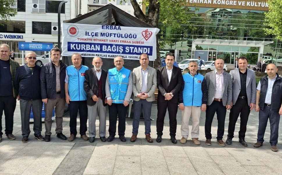 Erbaa’da Kurban Bağış Seferberliği: Cumhuriyet Meydanı’nda Stant Açıldı!