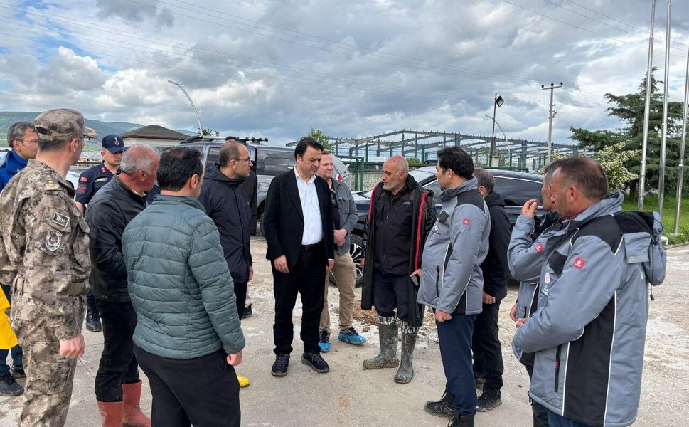 Vali Abdullah Köklü’den Turhal OSB’de Kritik İnceleme: Taşkın Riskine Karşı Teyakkuz