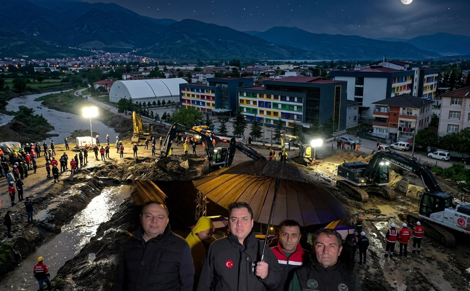 Tokat Valisi Köklü, Erbaa’da Kelkit Çayı’nda İncelemelerde Bulundu