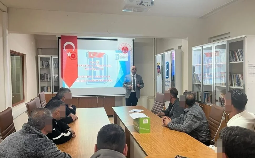 Tokat’ta Hükümlülere Tahliye Öncesi Uyum Eğitimi