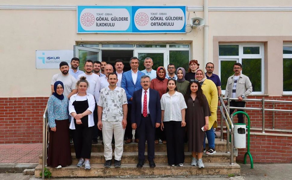 İl ve İlçe Millî Eğitim Müdürlerinden Gökal’a Eğitim Ziyareti