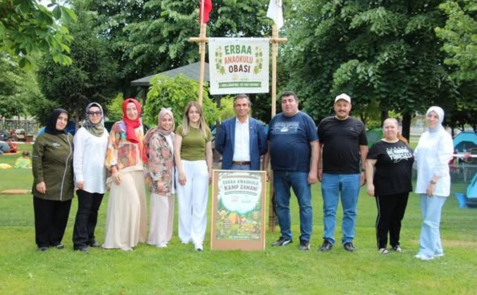 Erbaa Anaokulu’nda Doğa Sevgisi Kamp Ateşiyle Tutuştu: Miniklerin Kamp Heyecanı!