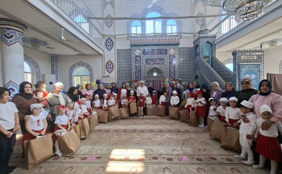 Erbaa İlçe Müftülüğü 4-6 Yaş Kur'an Kurslarında Yıl Sonu Kapanış Programları Düzenlendi