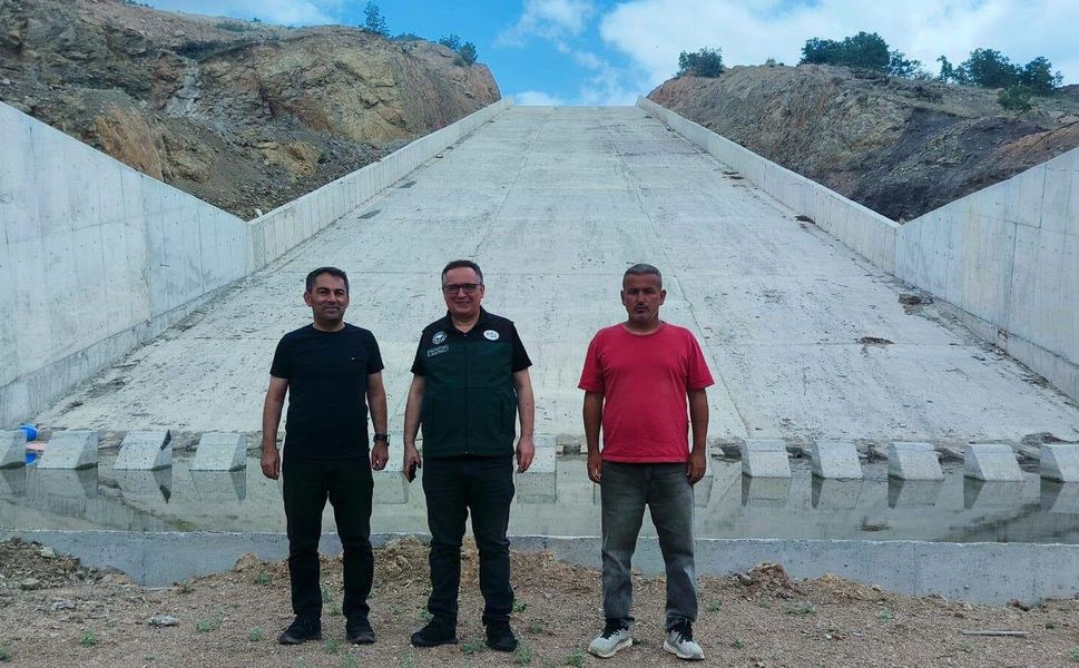 DSİ Bölge Müdürü Çelik’ten Sulusaray Barajı’nda İncelemelerde Bulundu