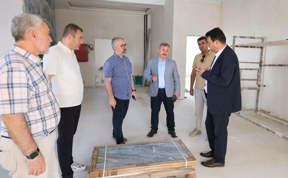 Vali Köklü, 4-6 Yaş Çocuk Akademileri İnşaatlarını Yerinde İnceledi