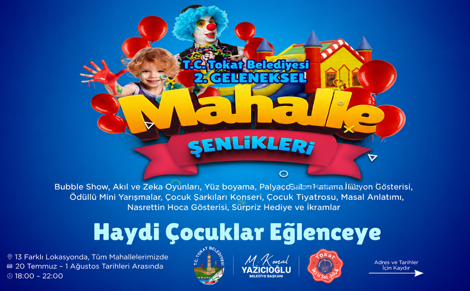 Mahallelerde Şenlik Havası: 2. Geleneksel Mahalle Şenlikleri Başlıyor!