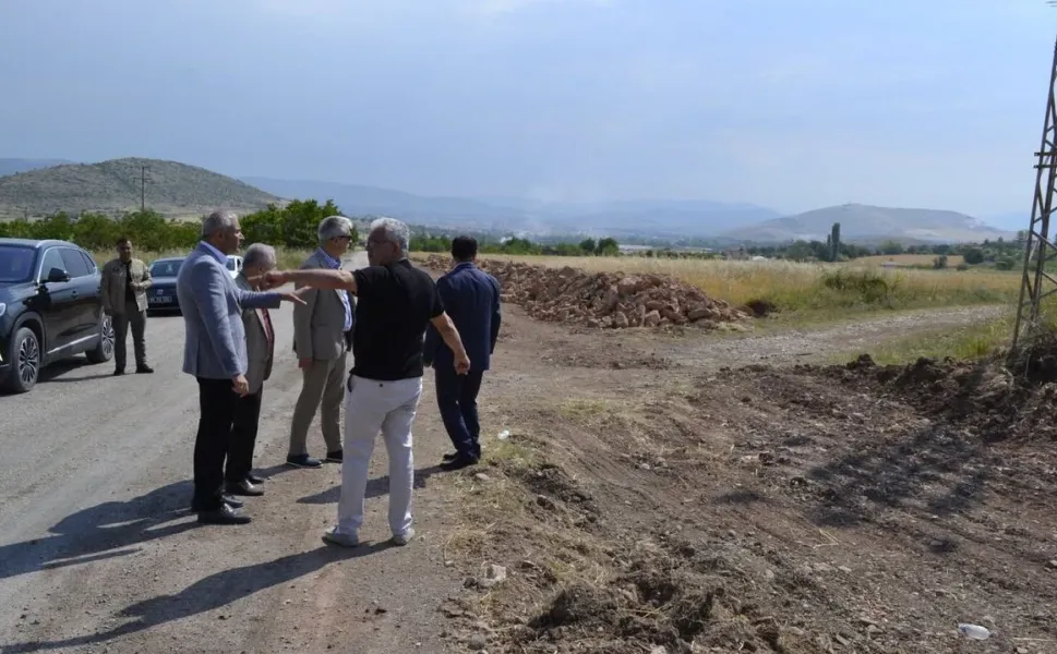 Zile Organize Sanayi Bölgesi Yolu Altyapı Çalışmaları Başladı!