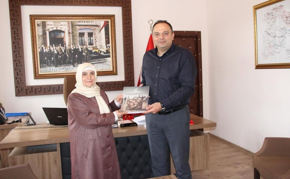 TİHEK Üyesi Av. Fatma Çınar’dan Kaymakam Dr. Remzi Demir’e Ziyaret