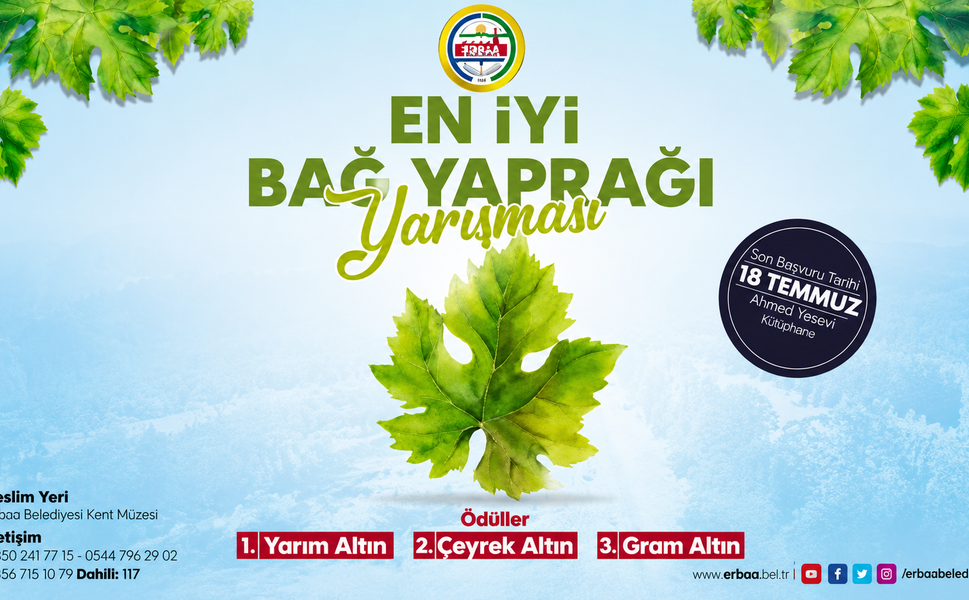 Erbaa Yaprak Festivali: Büyük Yarışma Başlıyor!