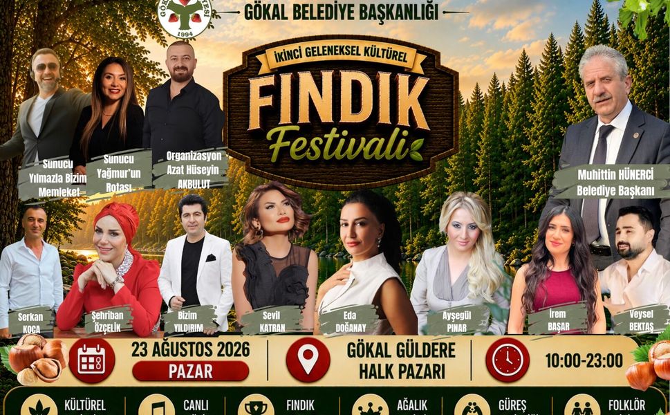 Gökal’da Festival Coşkusu: 2. Geleneksel Kültürel Fındık Festivali 23 Ağustos’ta Başlıyor
