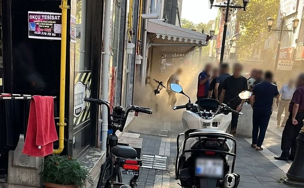 Erbaa’da Otelden Yükselen Yoğun Duman İtfaiyeyi Harekete Geçirdi