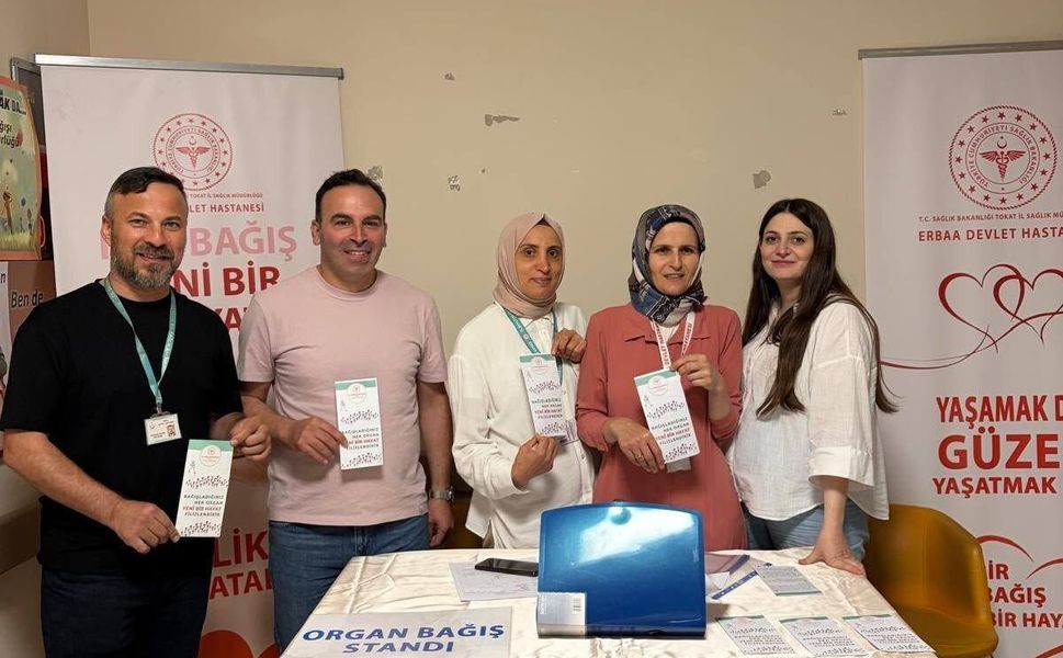 Erbaa Devlet Hastanesi’nde Organ Bağışı Farkındalık Standı Açıldı