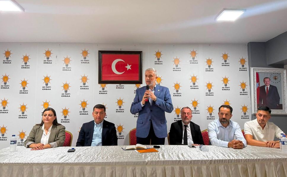 Kütahya Milletvekili Adil Biçer AK Parti Erbaa İlçe Başkanlığı’na Ziyaret