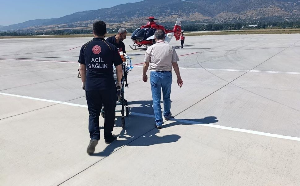 Tokat’ta Minik Yürek İçin Zamanla Yarış: 4 Aylık Bebek Hava Ambulansıyla Sevk Edildi