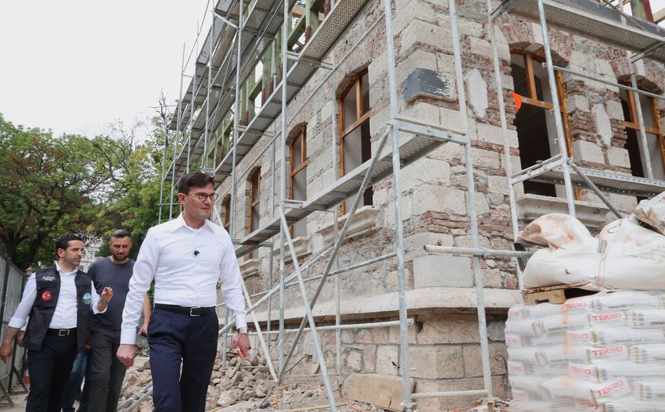 Tarihi Tokat Belediye Binasında Restorasyon Ve Güçlendirme Çalışması