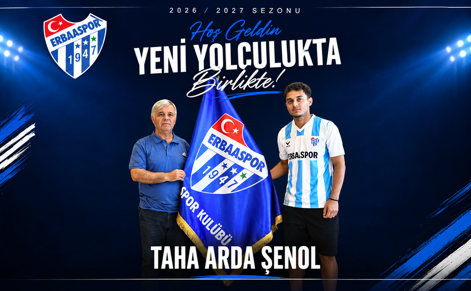 Efor Çay Erbaaspor Genç Santrfor Taha Arda Şenol İle Anlaşma Sağladı