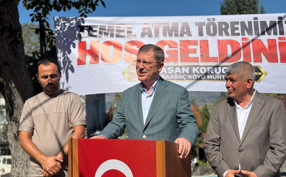 Milletvekili Mustafa Arslan'dan Erbaa Karaağaç Köyüne Ziyaret Ve Temel Atma Töreni