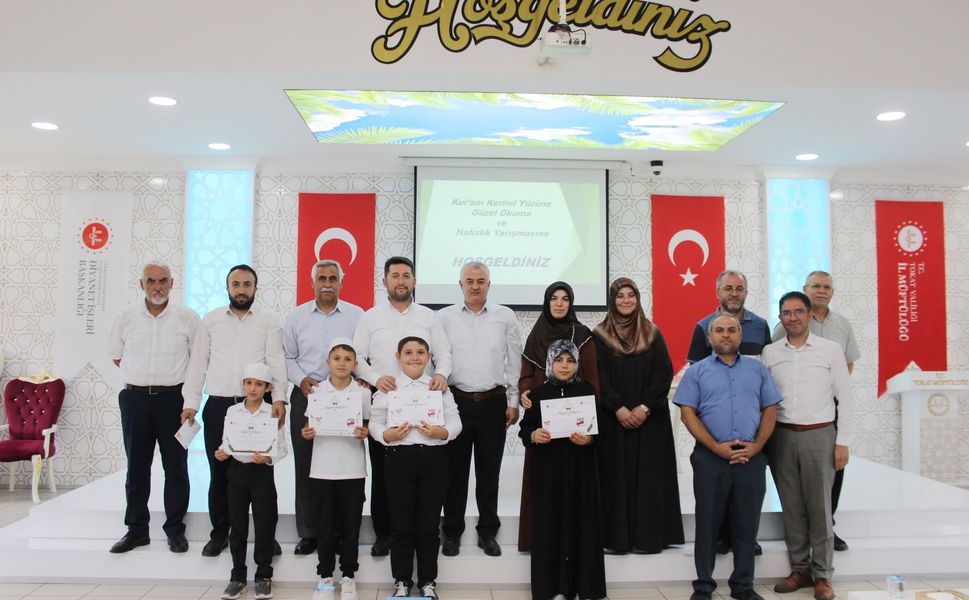 Tokat’ta Kur'an-I Kerim Ve Hafızlık Yarışmasının İl Finalleri Gerçekleşti