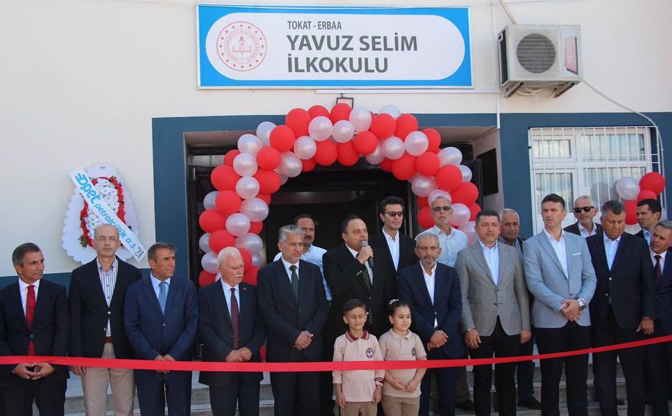 Yenilenen Yavuz Selim İlkokulu Düzenlenen Törenle Ders Başı Yaptı