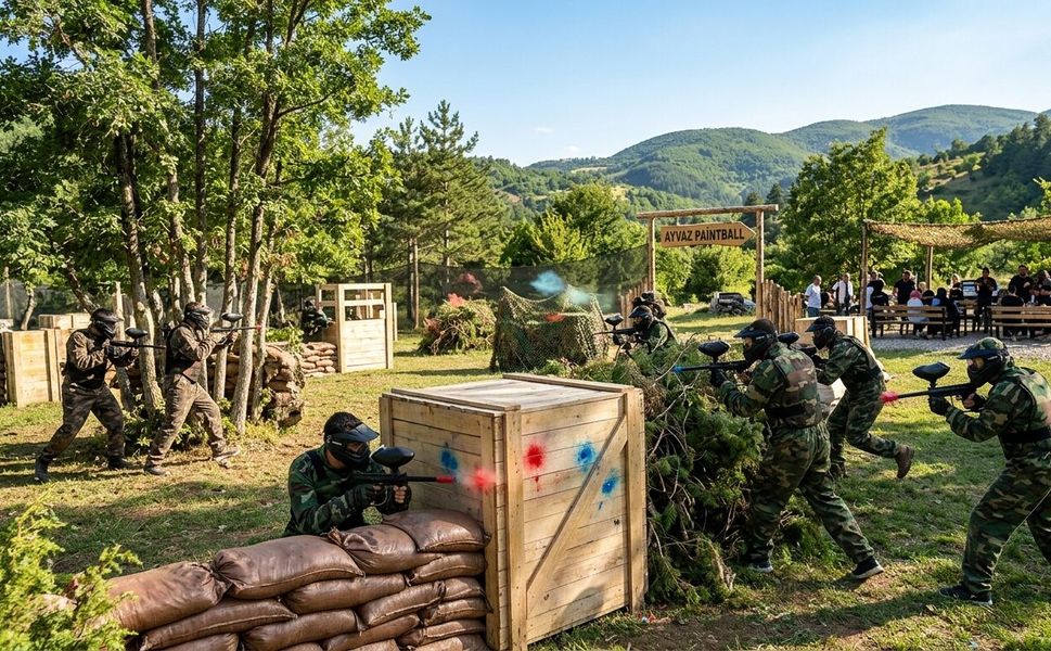 Niksar’da Macera Severlere Yeni Sosyal Alan: Ayvaz Paintball Açıldı