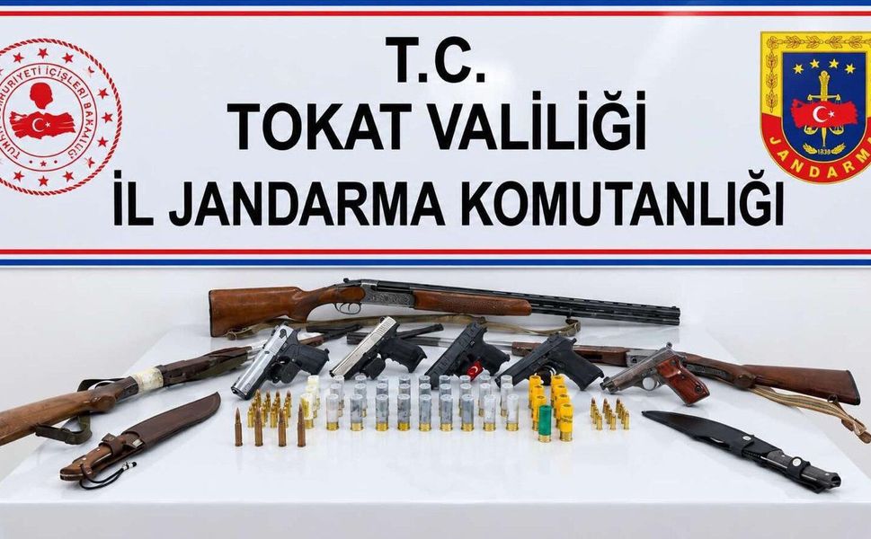 Tokat'ta Jandarmadan Silah Kaçakçılığı Operasyonu: 11 Gözaltı