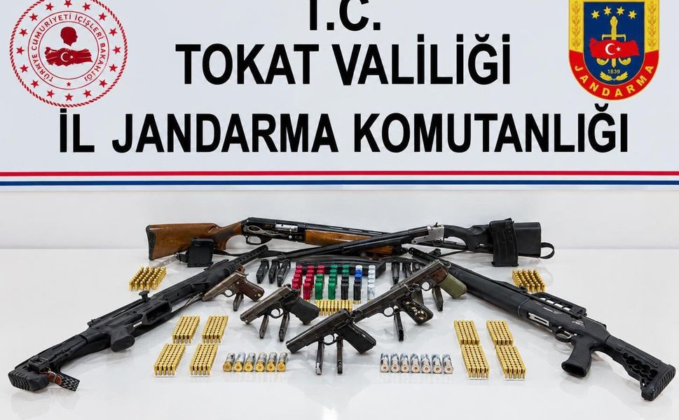 Tokat'ta Jandarmadan Silah Operasyonu 5 Gözaltı
