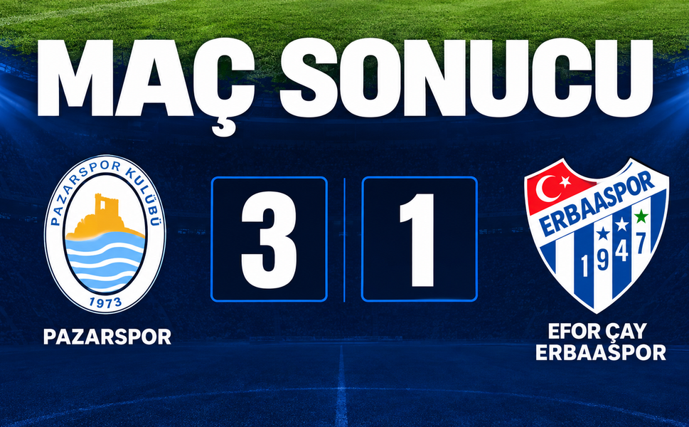 Efor Çay Erbaaspor’un Ziraat Türkiye Kupası Macerası Sona Erdi