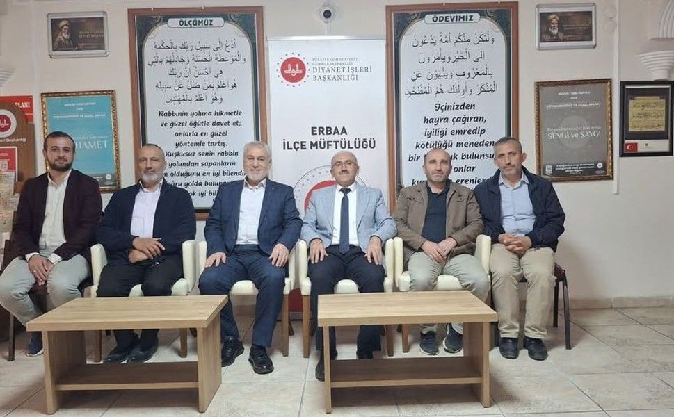 Niksar İlçe Müftüsü Şahin’den Erbaa Müftülüğü’ne Ziyaret!