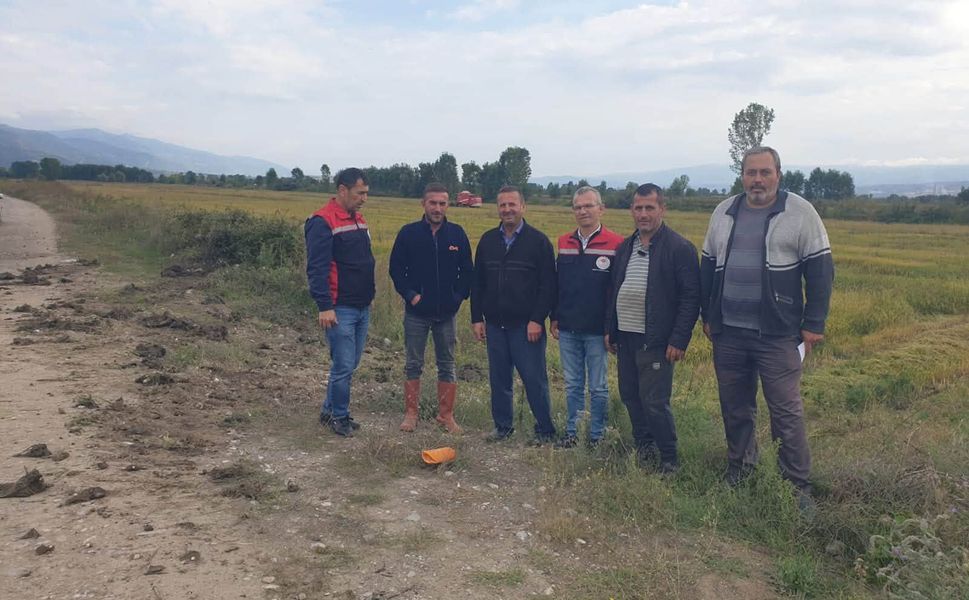 Erbaa’da Çeltik Hasadı Başladı: İlçe Tarım Müdürlüğü’nden Tarlalarda Kontrol Mesaisi