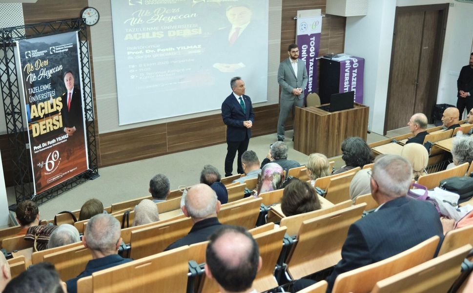 TOGÜ Tazelenme Üniversitesi’nde Yeni Dönem “İlk Ders” İle Başladı