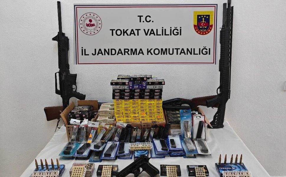 Tokat'ta Silah Kaçakçılarına Operasyon