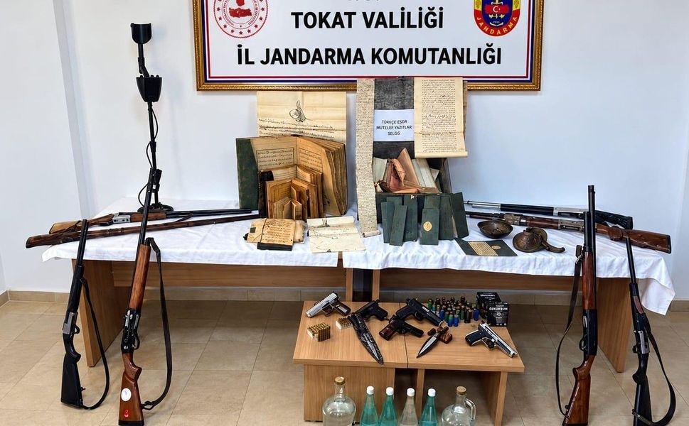 Tokat’ta Silah Ve Tarihi Eser Operasyonu