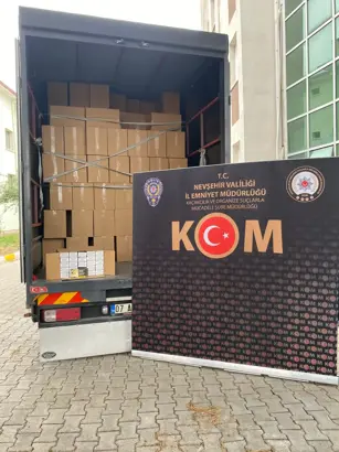 Nevşehir'de 4 Milyon 290 Bin Makaron Ele Geçirildi