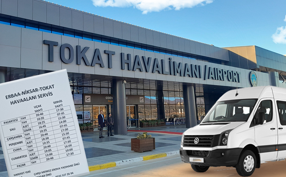 Erbaa Ve Niksar’dan Tokat Havalimanı’na Direkt Servis Dönemi Başladı
